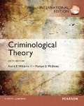 Cover: Criminological Theory - Pearson