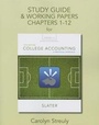 Cover: Study Guide & Working Papers for College Accounting - Pearson