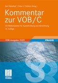 Cover: Kommentar zur VOB/C - Springer Vieweg