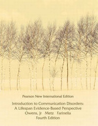 Enlarge image Cover: Introduction to Communication Disorders: Pearson New International Edition - Pearson Education Limited