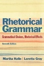 Cover: Rhetorical Grammar - Longman Inc