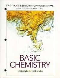 Enlarge image Cover: Study Guide and Selected Solutions Manual for Basic Chemistry - Pearson