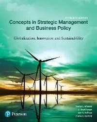 Enlarge image Cover: Concepts in Strategic Management and Business Policy - Pearson