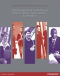 Cover: Office Procedures for the 21st Century: Pearson New International Edition - Pearson Education Limited