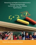 Cover: Elementary and Middle School Mathematics: Pearson New International Edition - Pearson Education Limited
