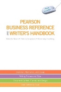 Enlarge image Cover: Pearson Business Reference and Writer's Handbook (with downloadable ebook access code) - Pearson