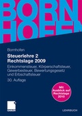 Cover: Steuerlehre 2 Rechtslage 2009 - Springer Gabler