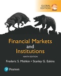 Cover: Financial Markets and Institutions, Global Edition - Pearson Education Limited
