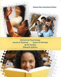 Abbildung von: Abnormal Psychology: Pearson New International Edition - Pearson Education Limited