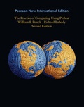 Cover: Practice of Computing Using Python, The: Pearson New International Edition - Pearson Education Limited