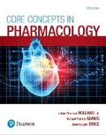 Cover: Core Concepts in Pharmacology - Pearson