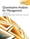 Cover: Quantitative Analysis for Management, Global Edition - Pearson Education Limited