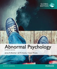 Abbildung von: Abnormal Psychology, Global Edition - Pearson Education Limited