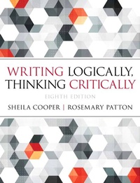 Enlarge image Cover: Writing Logically, Thinking Critically - Pearson