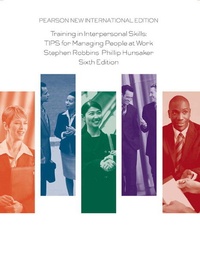 Enlarge image Cover: Training in Interpersonal Skills: TIPS for Managing People at Work - Pearson Education Limited