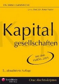 Abbildung von: Handelsrecht - Kapitalgesellschaften - LexisNexis ARD ORAC