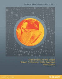 Enlarge image Cover: Mathematics for the Trades Pearson New International Edition, plus MyMathLab without eText - Pearson Education Limited