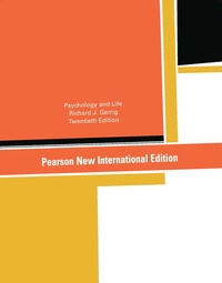 Enlarge image Cover: Psychology and Life - Pearson Education Limited