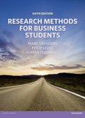 Cover: Research Methods for Business Students - Financial Times Prentice Hall