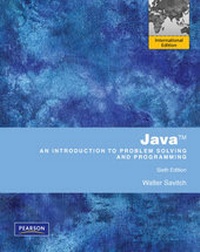 Enlarge image Cover: Java An Introduction to Problem Solving & Programming - Pearson Education Limited
