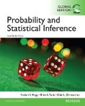 Cover: Probability and Statistical Inference, Global Edition - Pearson Education Limited