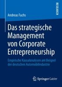 Abbildung von: Das strategische Management von Corporate Entrepreneurship - Springer Gabler