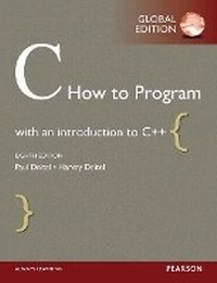 Enlarge image Cover: C How to Program, Global Edition - Pearson Education Limited