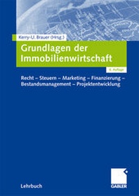 Abbildung von: Grundlagen der Immobilienwirtschaft - Springer Gabler