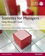 Cover: Statistics for Managers using MS Excel, Global Edition - Pearson Education Limited