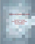 Cover: Introduction to Logic Pearson New International Edition, plus MyLogicLab without eText - Pearson Education Limited