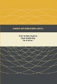 Abbildung von: Intermediate Algebra - Pearson Education Limited