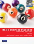 Cover: Basic Business Statistics: Global Edition - Pearson Education Limited
