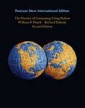 Cover: Practice of Computing Using Python Pearson New International Edition, plus MyProgammingLab without eText - Pearson Education Limited