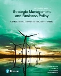 Enlarge image Cover: Strategic Management and Business Policy - Pearson