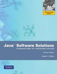 Enlarge image Cover: Java Software Solutions with MyProgrammingLab: International Edition - Pearson Education Limited