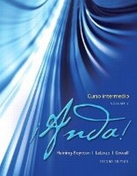Enlarge image Cover: !Anda! Curso intermedio, Volume 2 Plus MySpanishLab with eText -- Access Card Package - Prentice Hall
