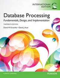 Abbildung von: Database Processing, International Edition - Pearson Education Limited
