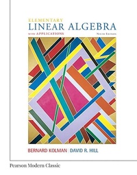 Abbildung von: Elementary Linear Algebra with Applications (Classic Version) - Pearson