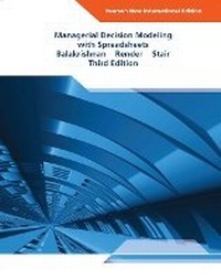 Enlarge image Cover: Managerial Decision Modeling with Spreadsheets - Pearson Education Limited