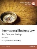 Cover: International Business Law - Pearson Education Limited
