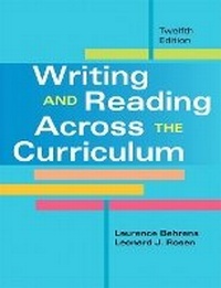 Enlarge image Cover: Writing and Reading Across the Curriculum - Pearson