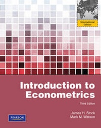 Enlarge image Cover: Introduction to Econometrics - Pearson Education Limited