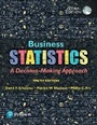 Cover: Business Statistics, Global Edition + MyLab Statistics with Pearson eText (Package) - Pearson Education Limited