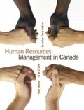 Cover: Human Resources Management in Canada, Canadian Tenth Edition - Prentice-Hall (Canada)