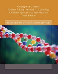 Enlarge image Cover: Concepts of Genetics Pearson New International Edition, plus MasteringGenetics without eText - Pearson Education Limited