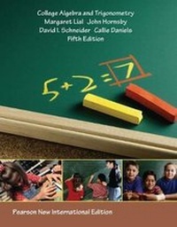Abbildung von: College Algebra and Trigonometry Pearson New International Edition, plus MyMathLab without eText - Pearson Education Limited