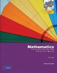 Enlarge image Cover: Mathematics for Elementary Teachers with Activity Manual - Pearson
