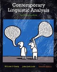 Enlarge image Cover: Contemporary Linguistic Analysis: An Introduction, Seventh Edition with access card - Prentice Hall Canada