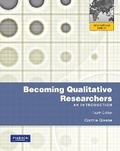 Cover: Becoming Qualitative Researchers - Pearson
