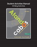 Cover: Student Activities Manual for Atando cabos - Pearson